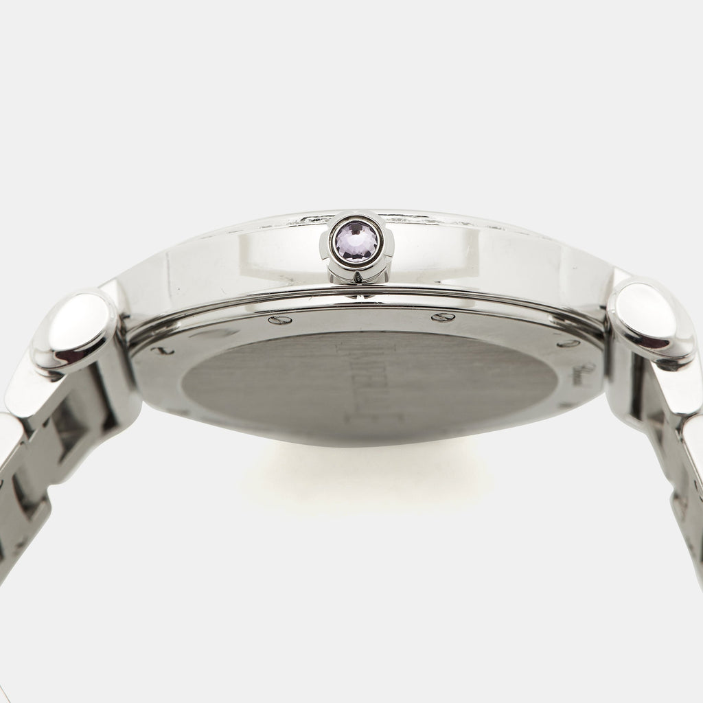 CHOPARD Silver Stainless Steel Diamond Imperiale 388532-3002 Women's Wristwatch 36 mm