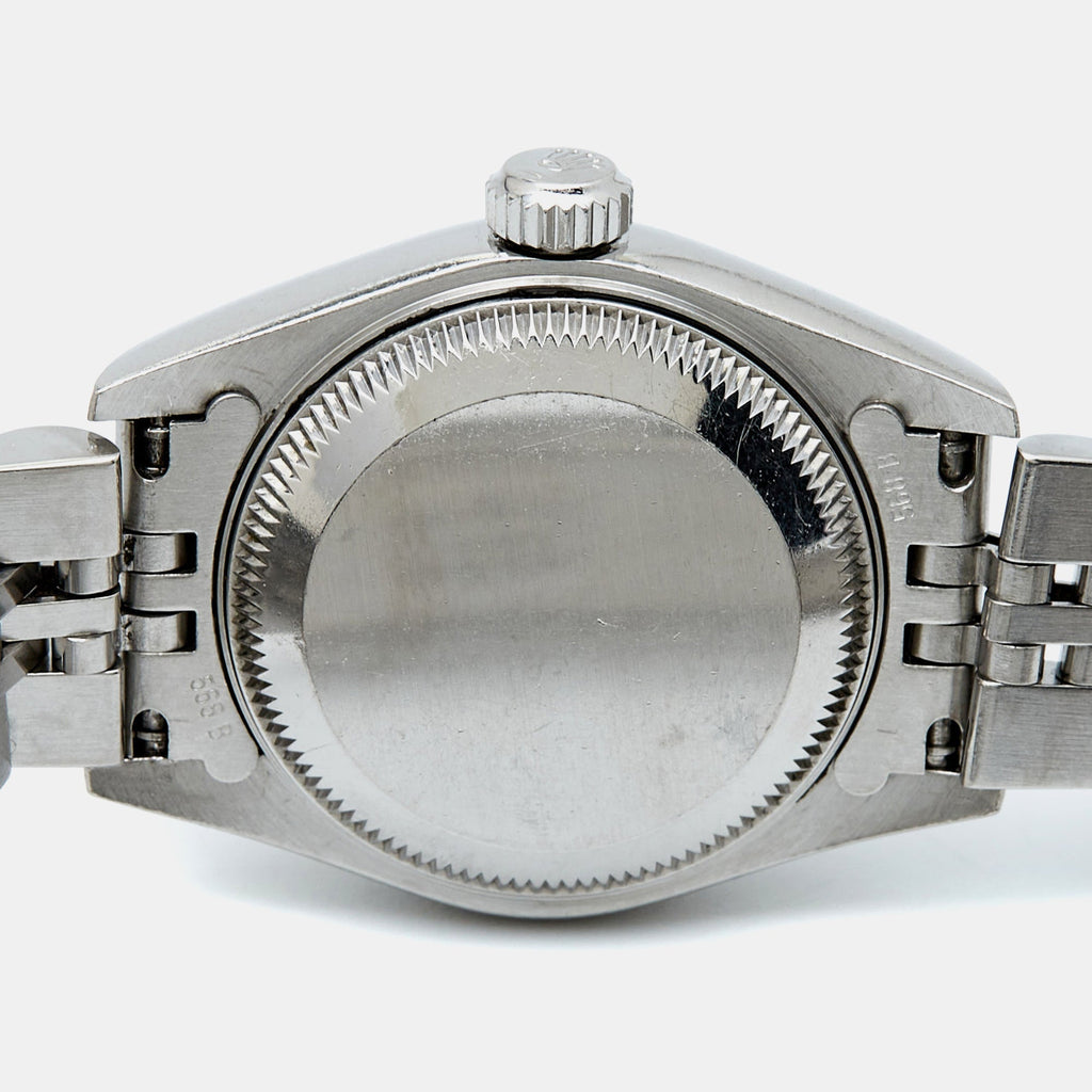 ROLEX Ivory Jubilee 18k White Gold Stainless Steel 79174 Women's Wristwatch 26 mm