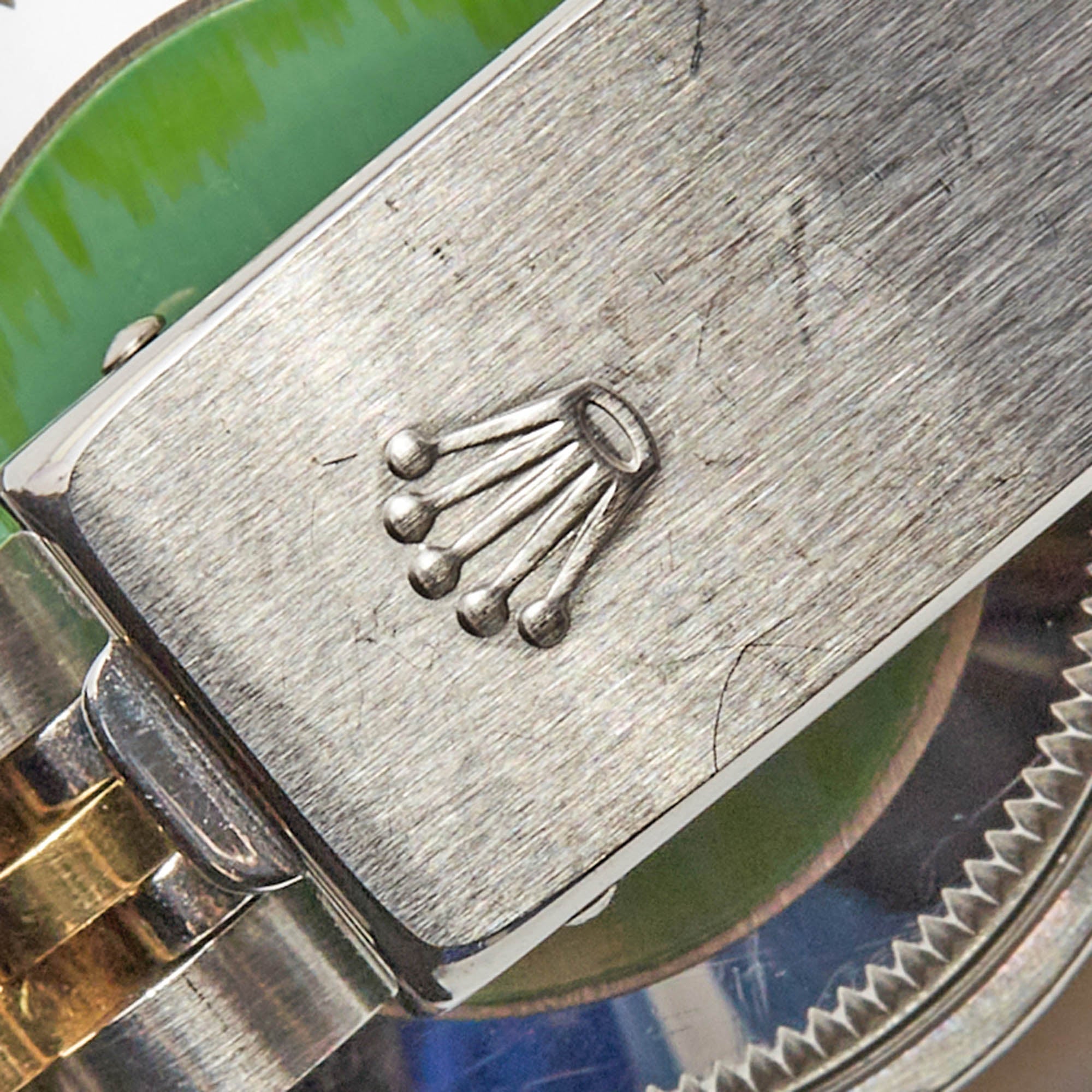 ROLEX Champagne 18k Yellow Gold Stainless Steel Datejust 69173 Women's Wristwatch 26 mm