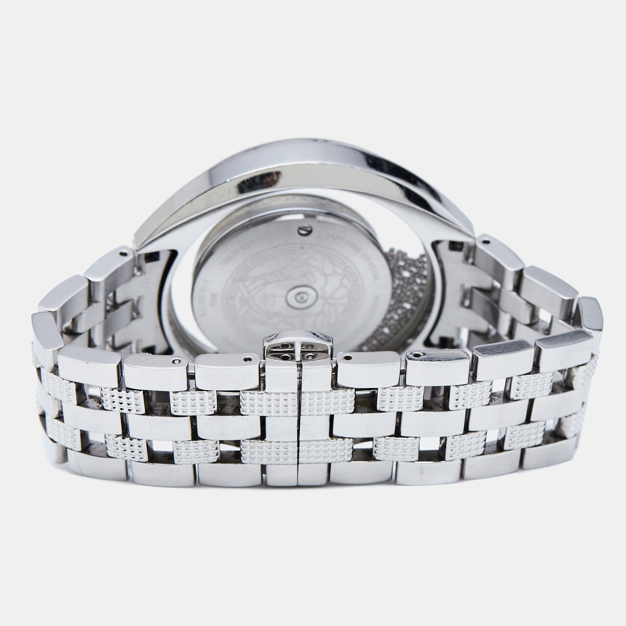 VERSACE White Stainless Steel Destiny Spirit 86Q99D002-S099 Women's Wristwatch 39 mm