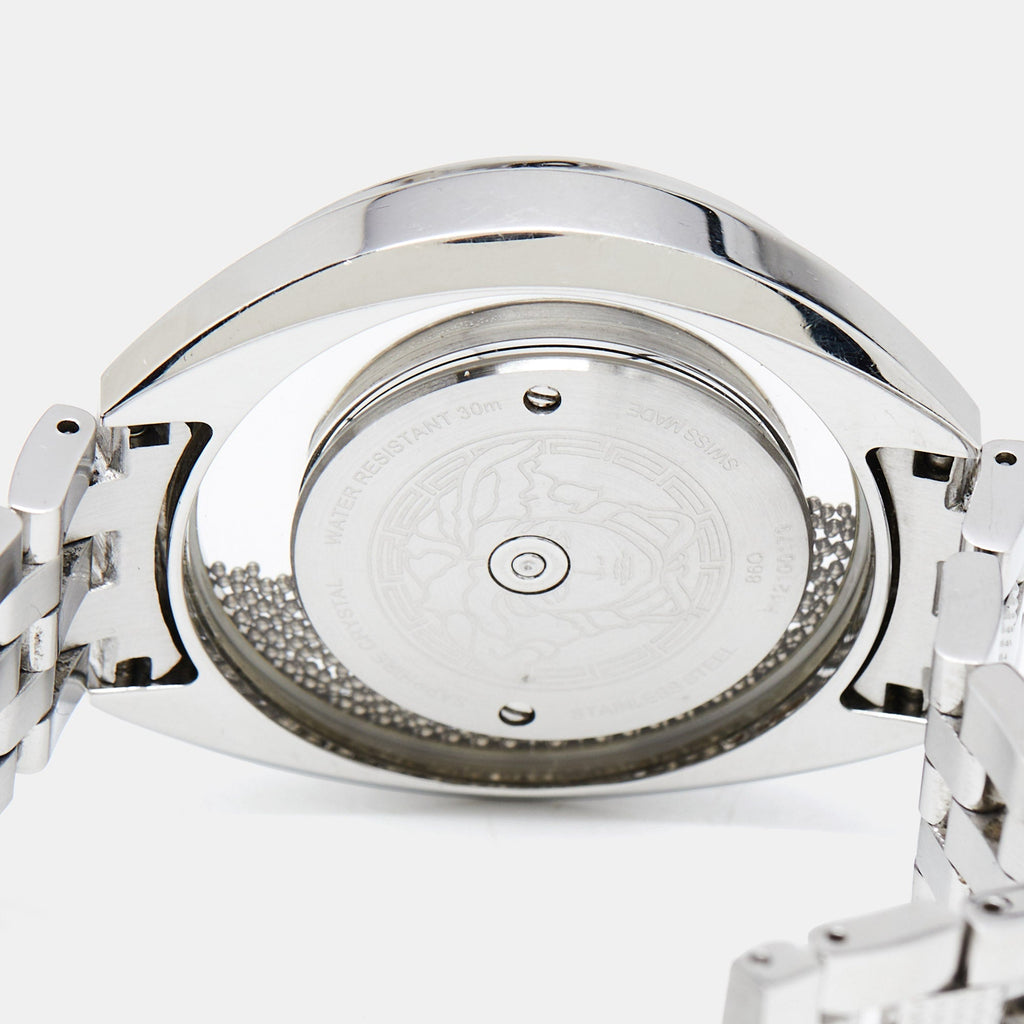 VERSACE White Stainless Steel Destiny Spirit 86Q99D002-S099 Women's Wristwatch 39 mm