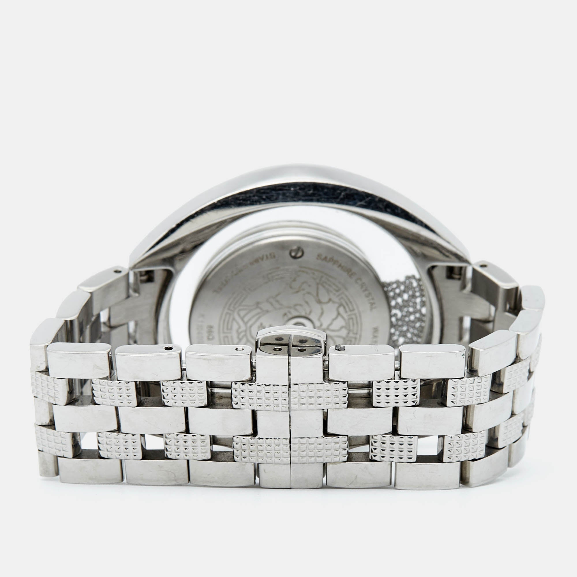VERSACE White Stainless Steel Destiny Spirit 86Q99D002-S099 Women's Wristwatch 39 mm