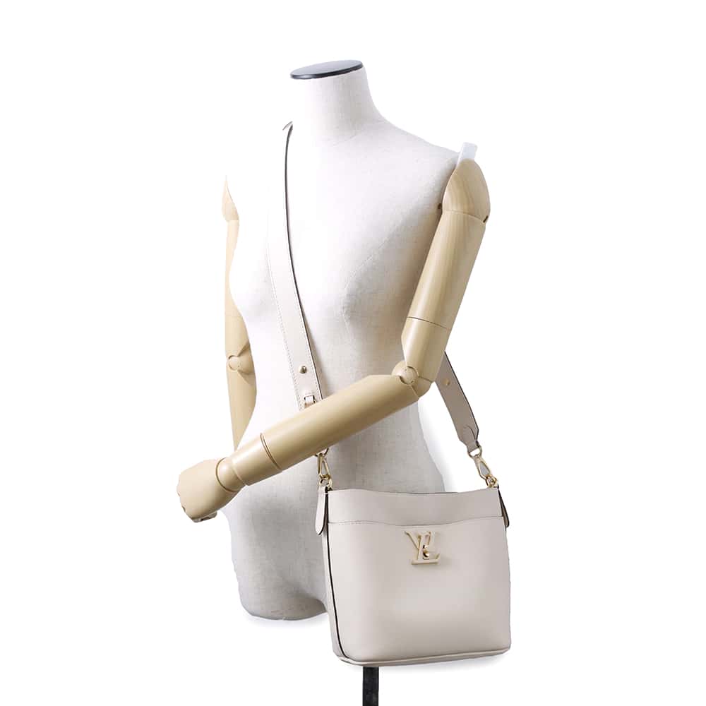 LOUIS VUITTON Padlock & Walk Quartz M24638 Grained Calf Leather