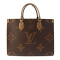 LOUIS VUITTON Onthego Red M45321 Monogram Monogram Reverse Canvas Monogram Giant Size MM