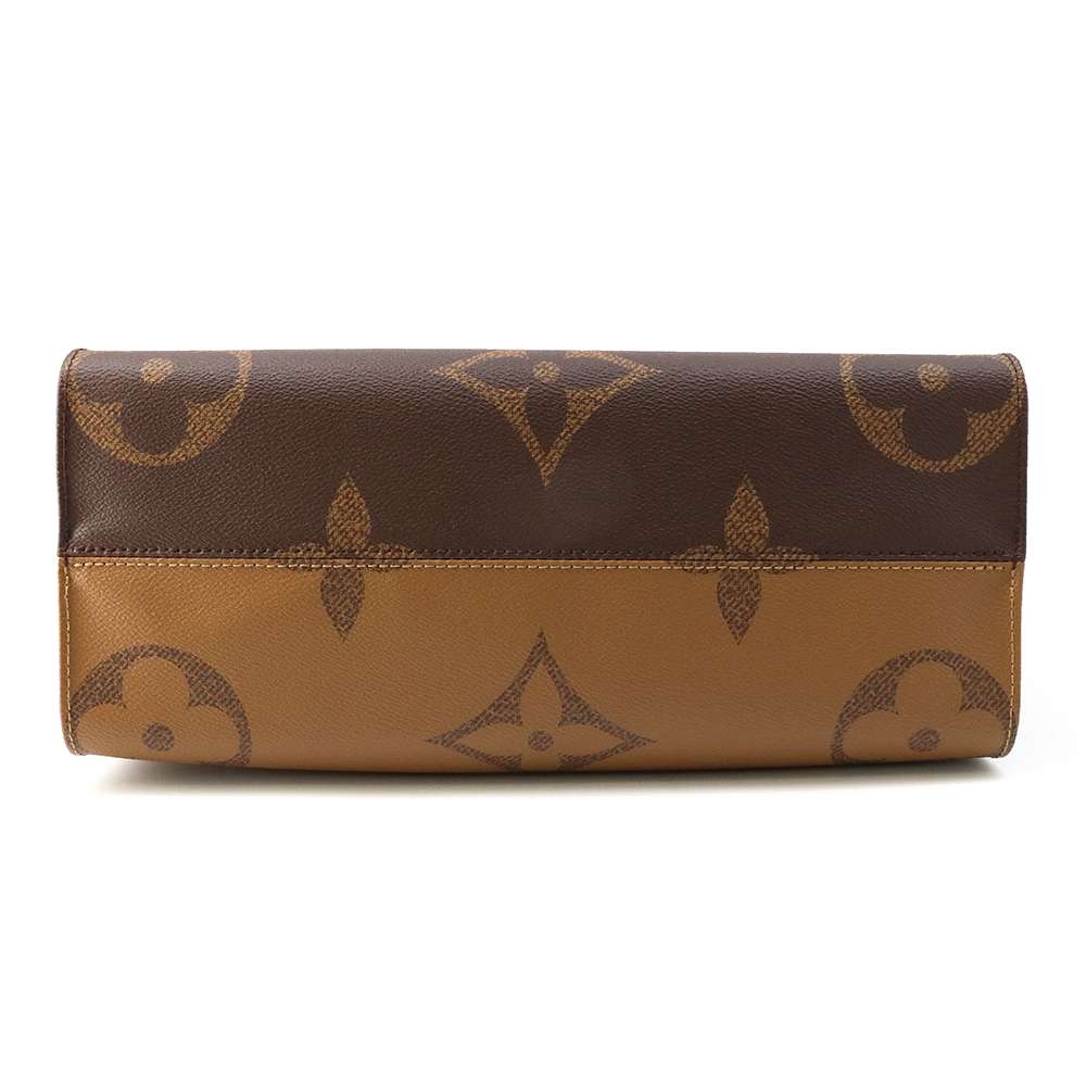 LOUIS VUITTON Onthego Red M45321 Monogram Monogram Reverse Canvas Monogram Giant Size MM