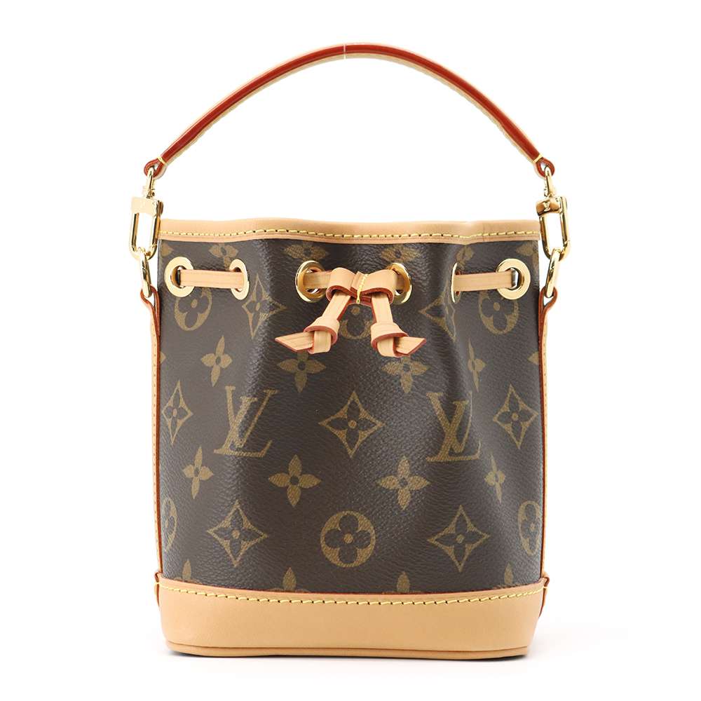 LOUIS VUITTON Nano Noe Brown M81266 Monogram Size Nano