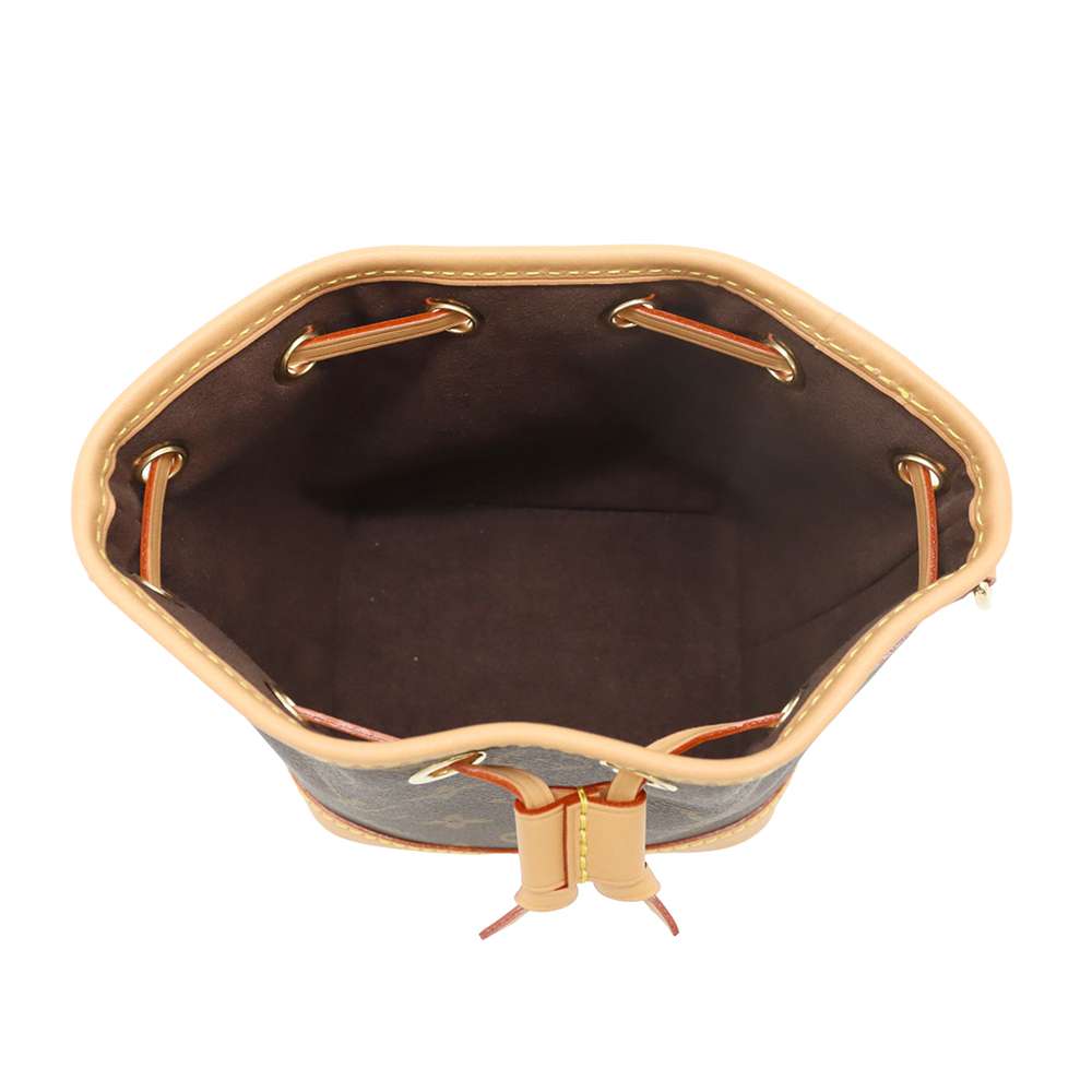 LOUIS VUITTON Nano Noe Brown M81266 Monogram Size Nano