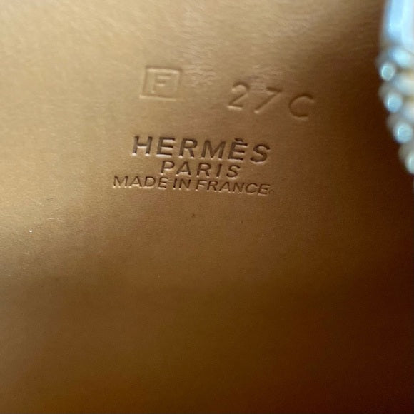 HermÃƒÆ’Ã‚Â¨s Vintage Blue Denim Fabric shoulder bag TWS