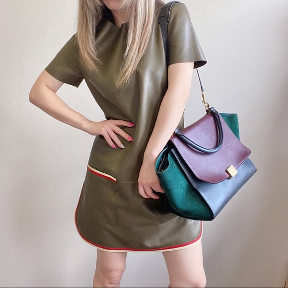 CELINE Smooth Calfskin Medium Bag Trapeze