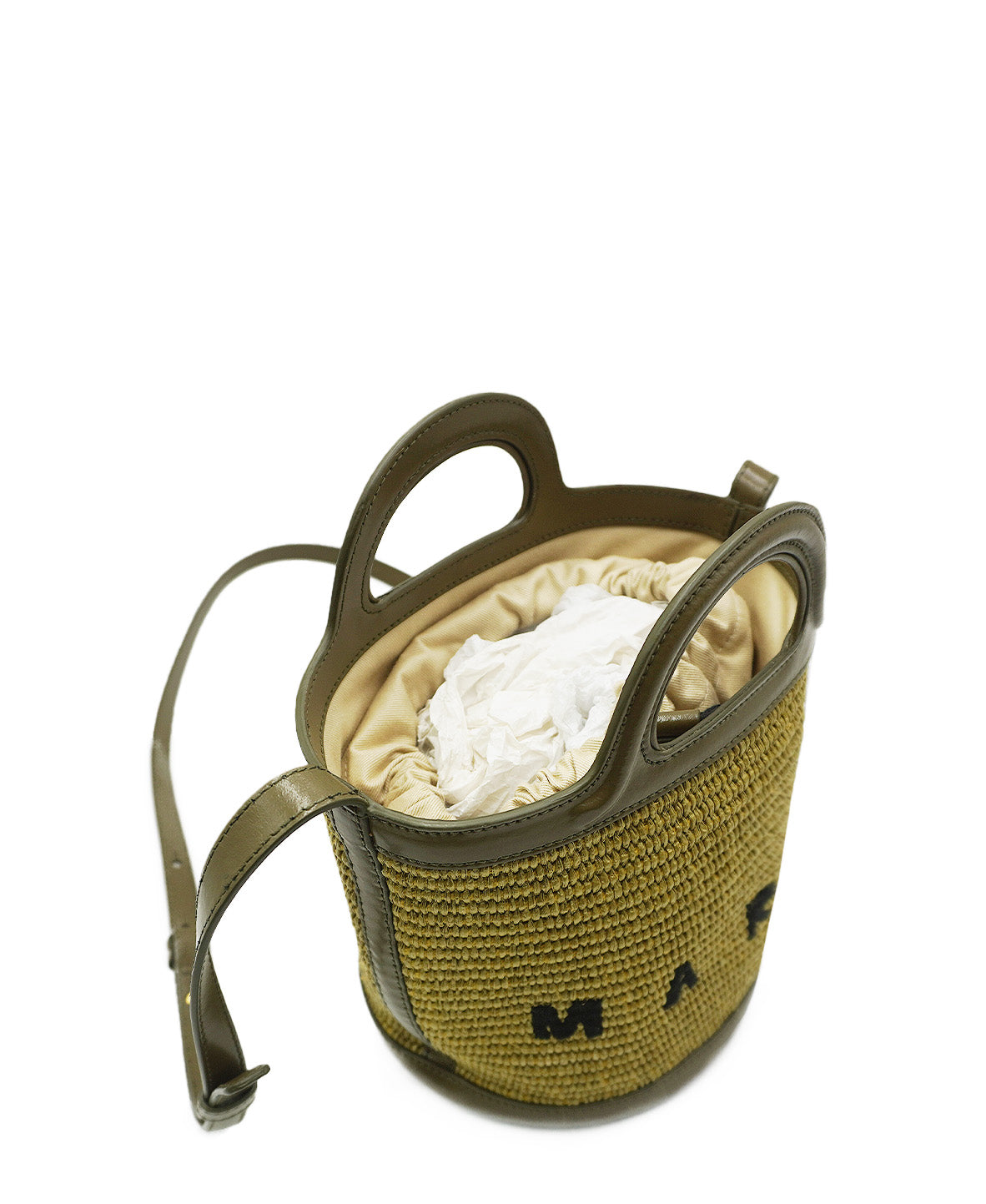 Tropicalia Micro Raffia Brown, Multicolor