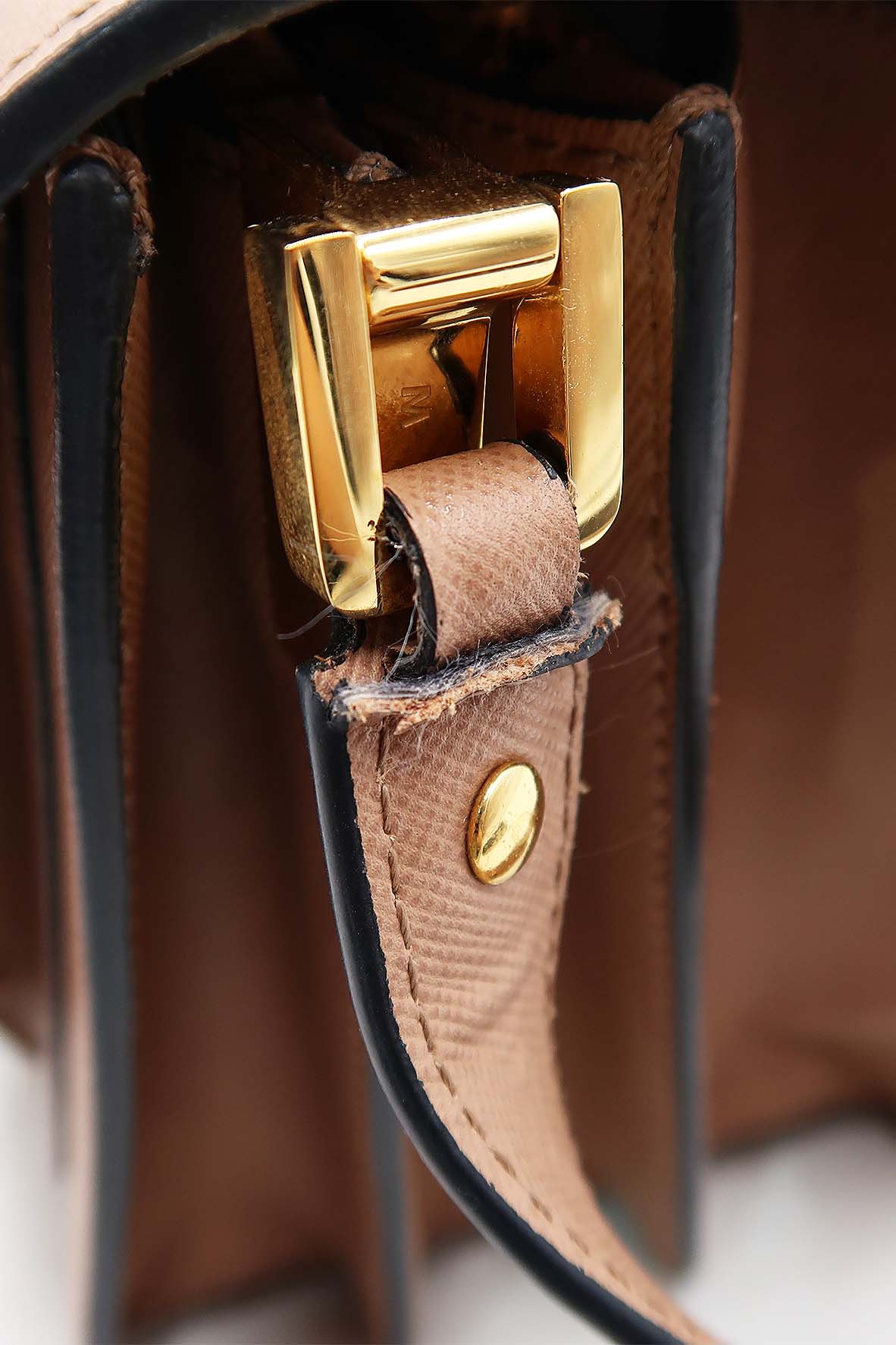 Trunk Medium Shoulder Bag Nude