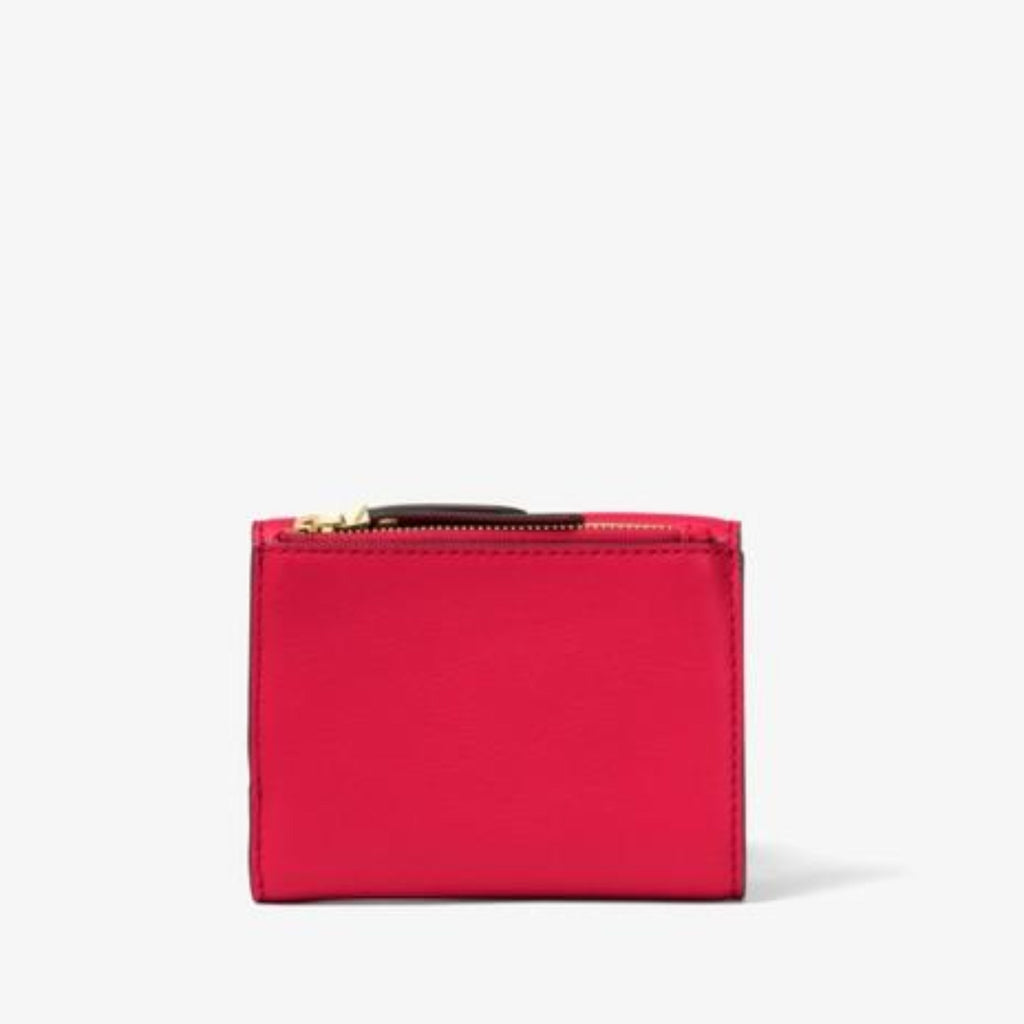 MICHAEL KORS Red/Deep Pink Blakely Medium Leather Bucket Bag & Red Small Blakely Wallet NWOT