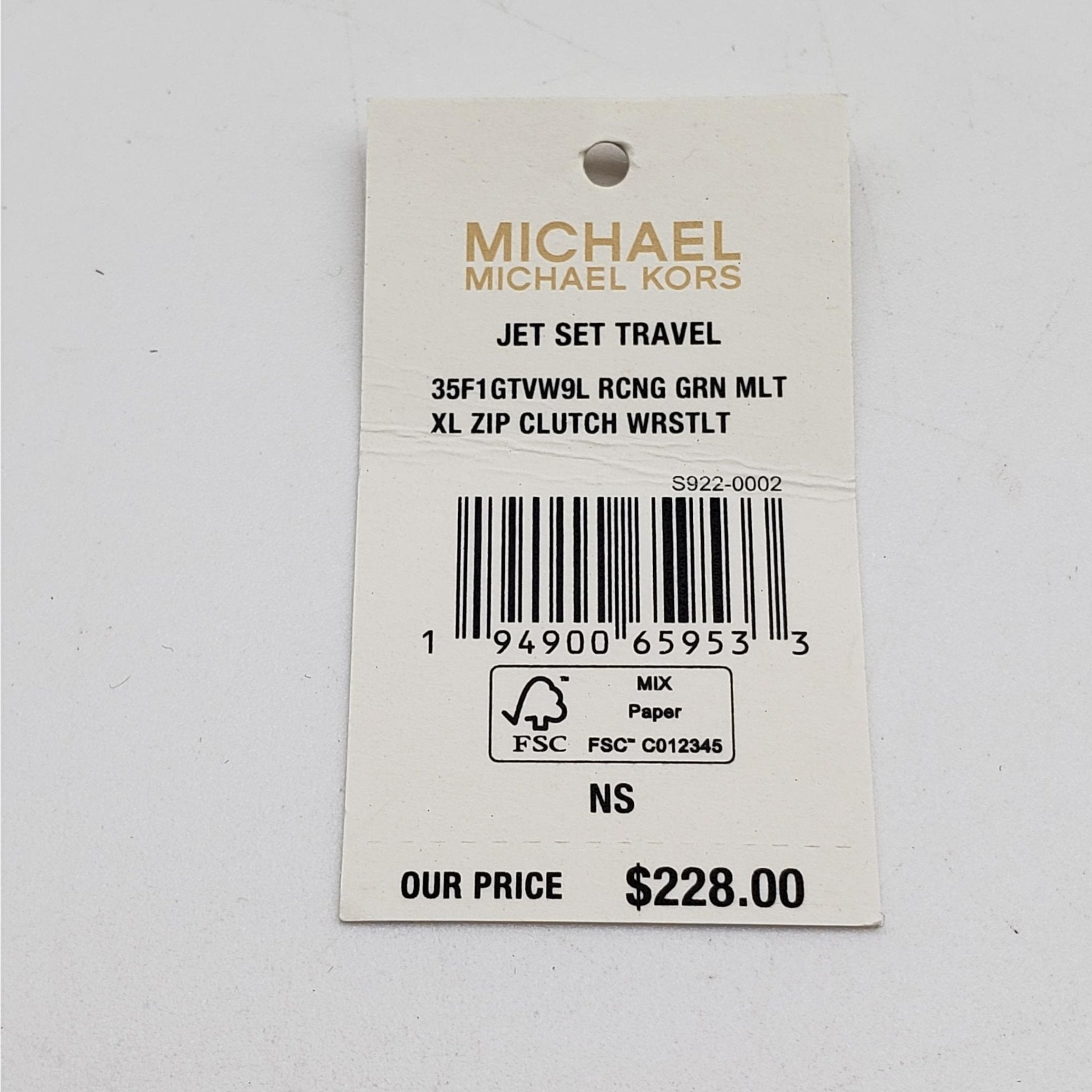 Michael Kors Jet Set Travel Clutch/Wristlet Bag