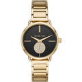 Michael Kors Ladies Portia Yellow Gold Watch MK3788