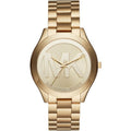 Michael Kors Ladies Watch Slim Runway Gold Watch MK3739