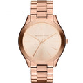 Michael Kors Ladies Slim Runway Rose Gold Watch MK3197