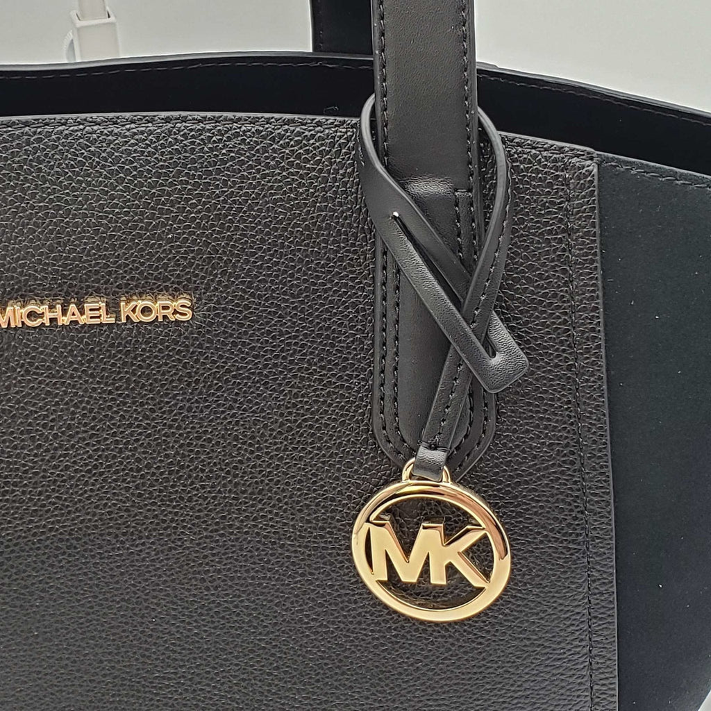 Michael Kors Portia Black Large Tote Bag