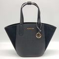 Michael Kors Portia Black Leather Tote Bag