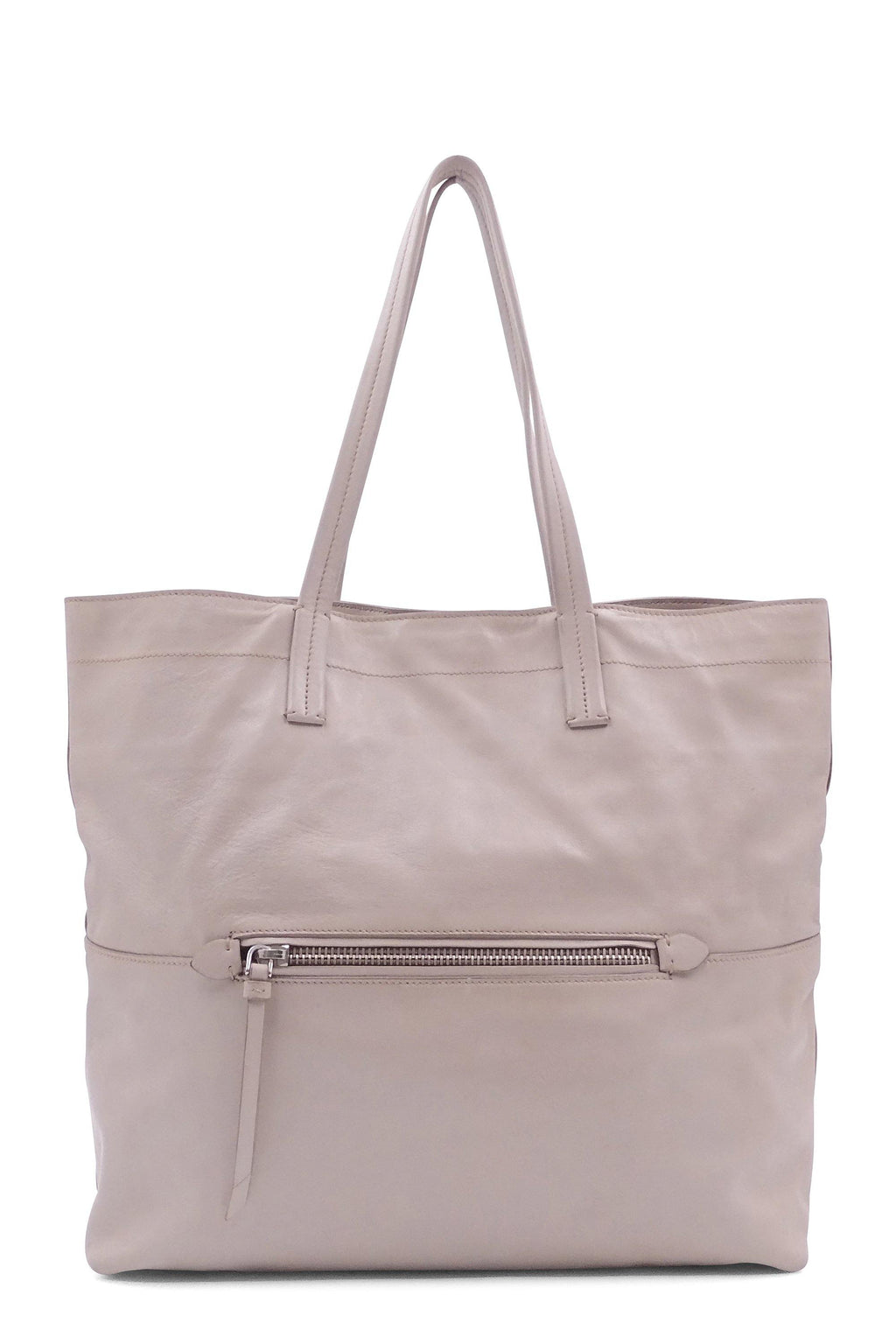 Vitello Soft Shopping Tote Pomice
