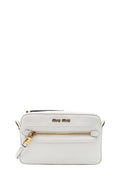Madras Front Zip Camera Bag Bianco