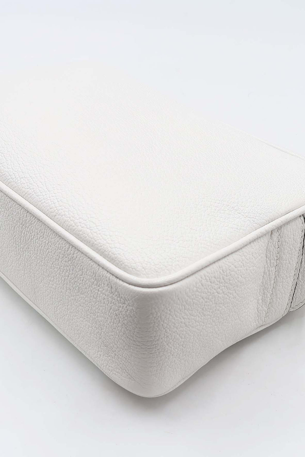 Madras Front Zip Camera Bag Bianco