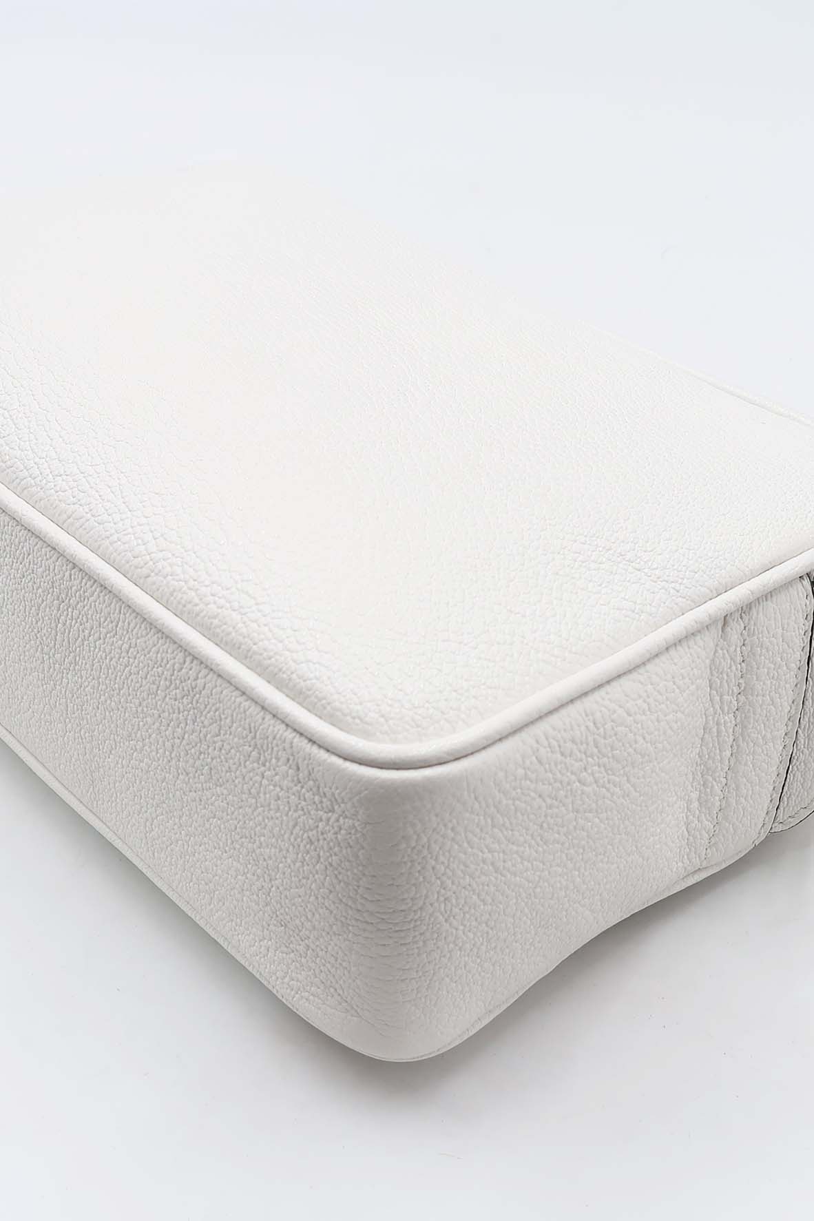 Madras Front Zip Camera Bag Bianco