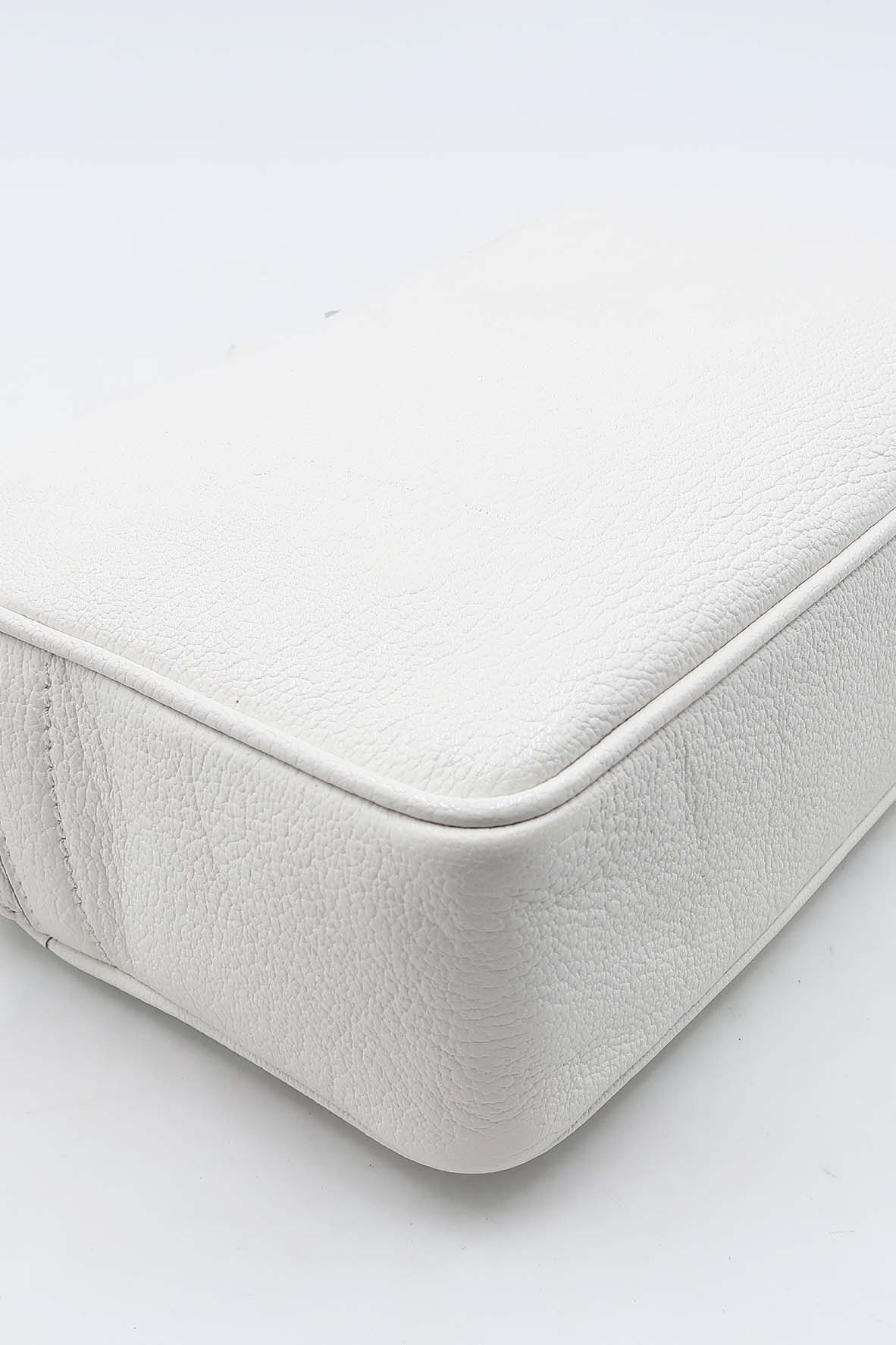 Madras Front Zip Camera Bag Bianco