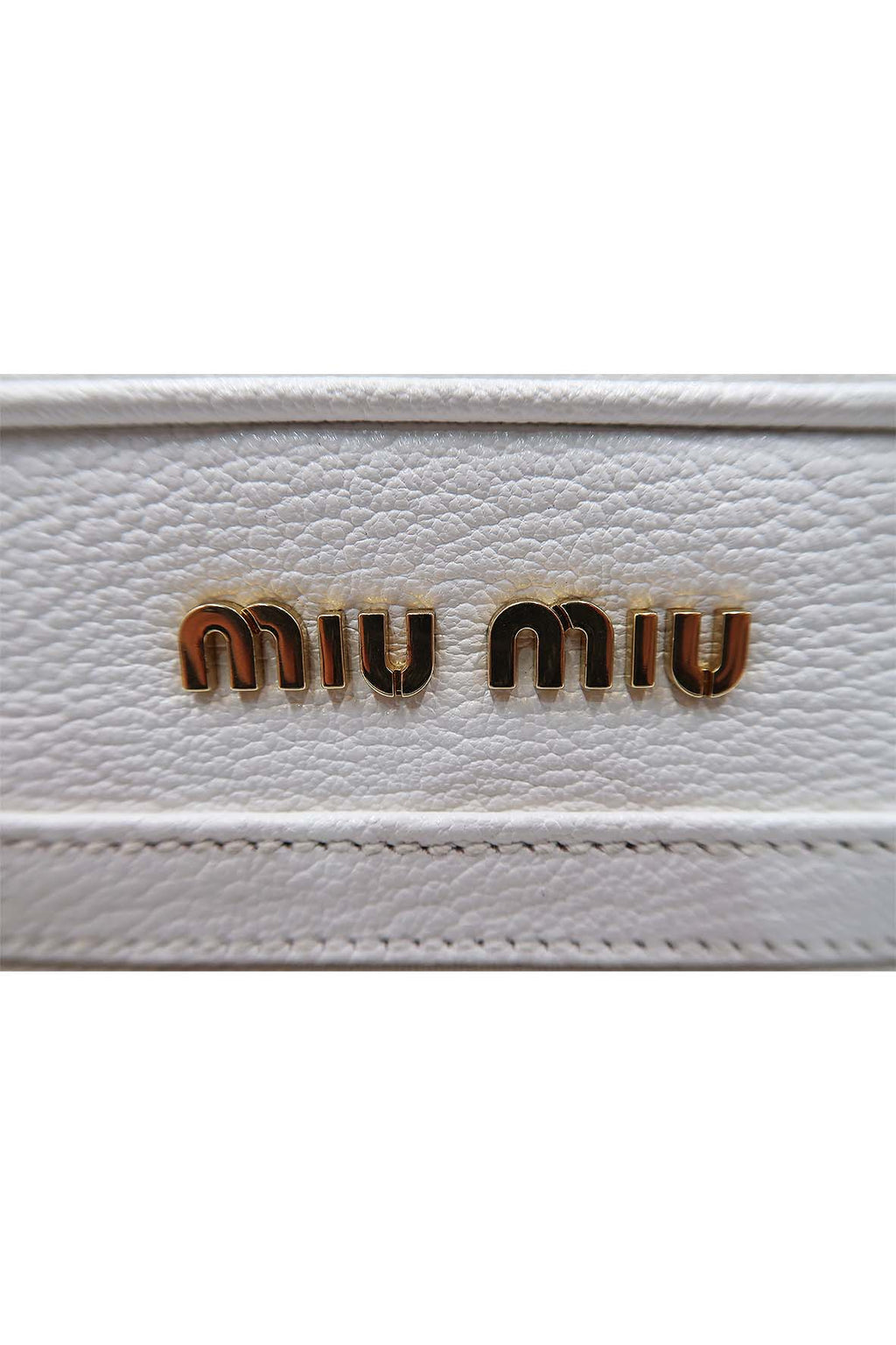 Madras Front Zip Camera Bag Bianco