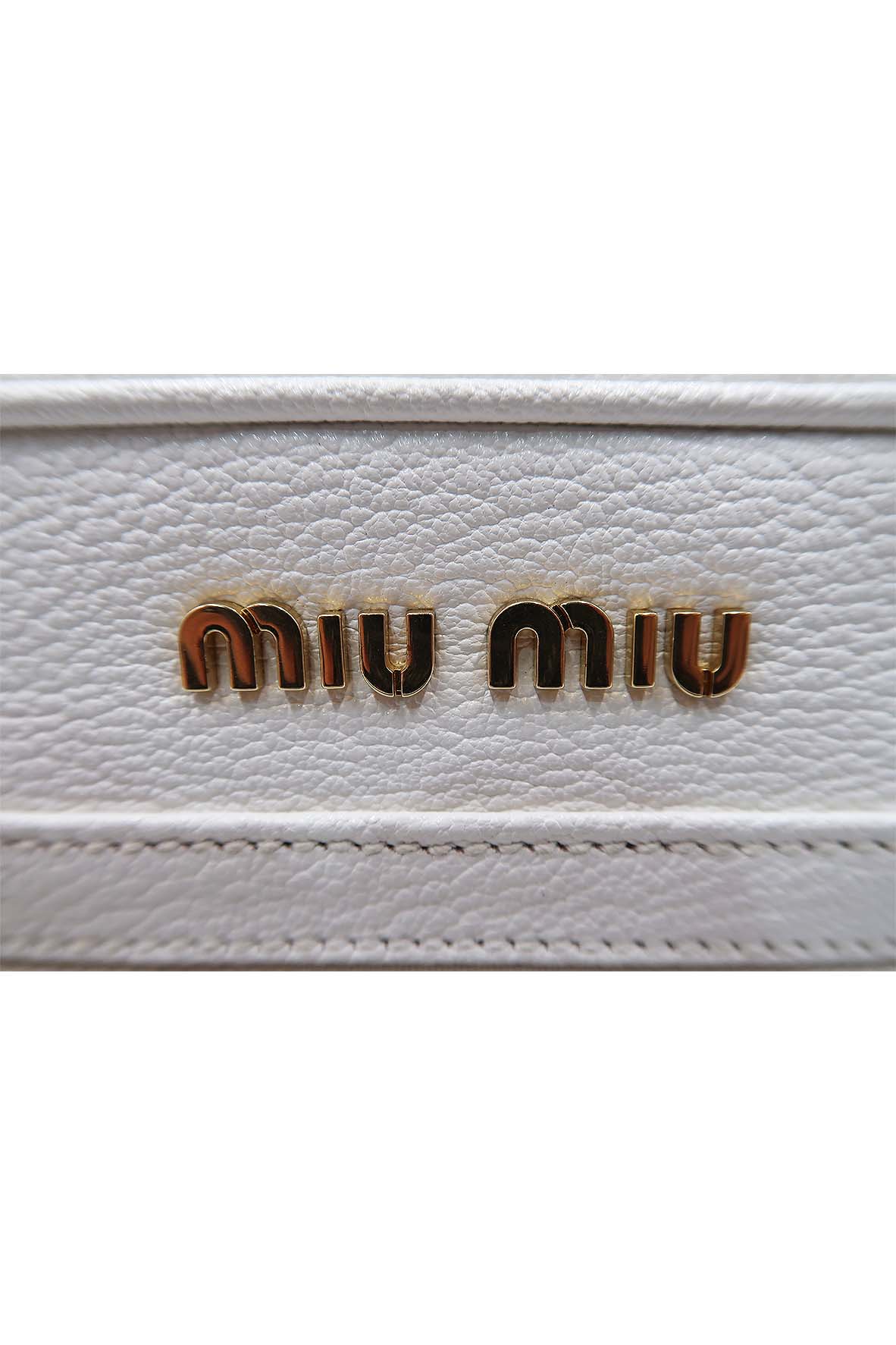 Madras Front Zip Camera Bag Bianco