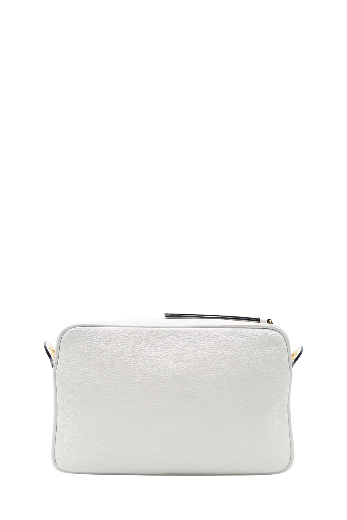 Madras Front Zip Camera Bag Bianco