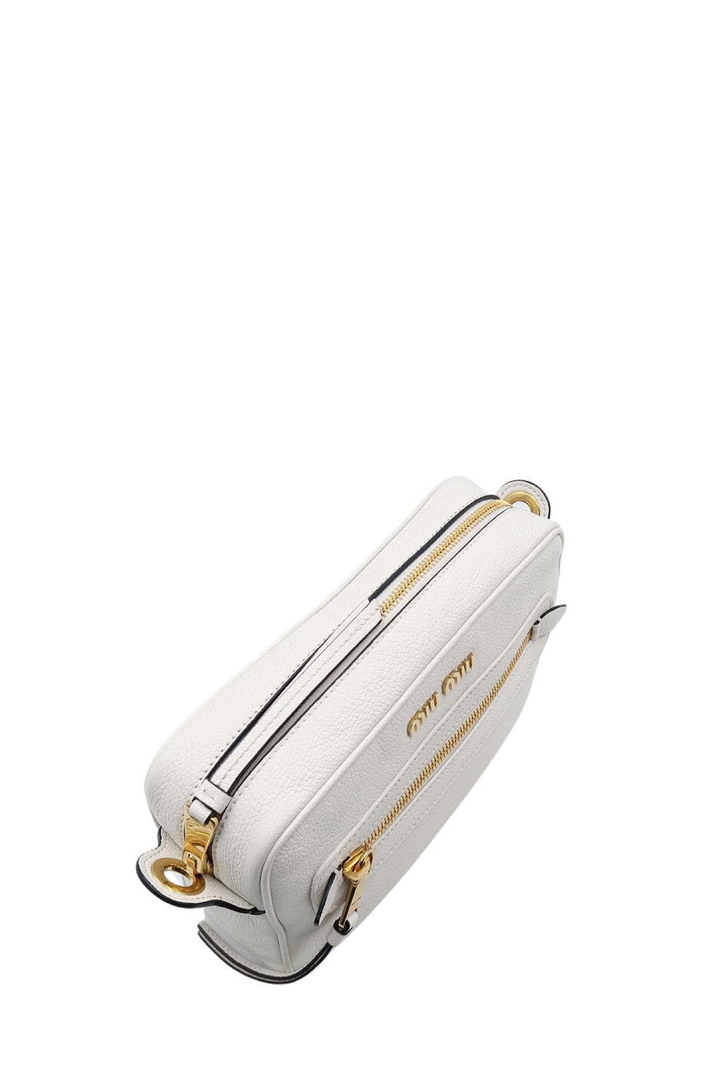 Madras Front Zip Camera Bag Bianco