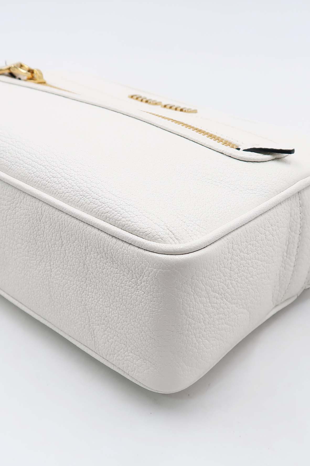Madras Front Zip Camera Bag Bianco