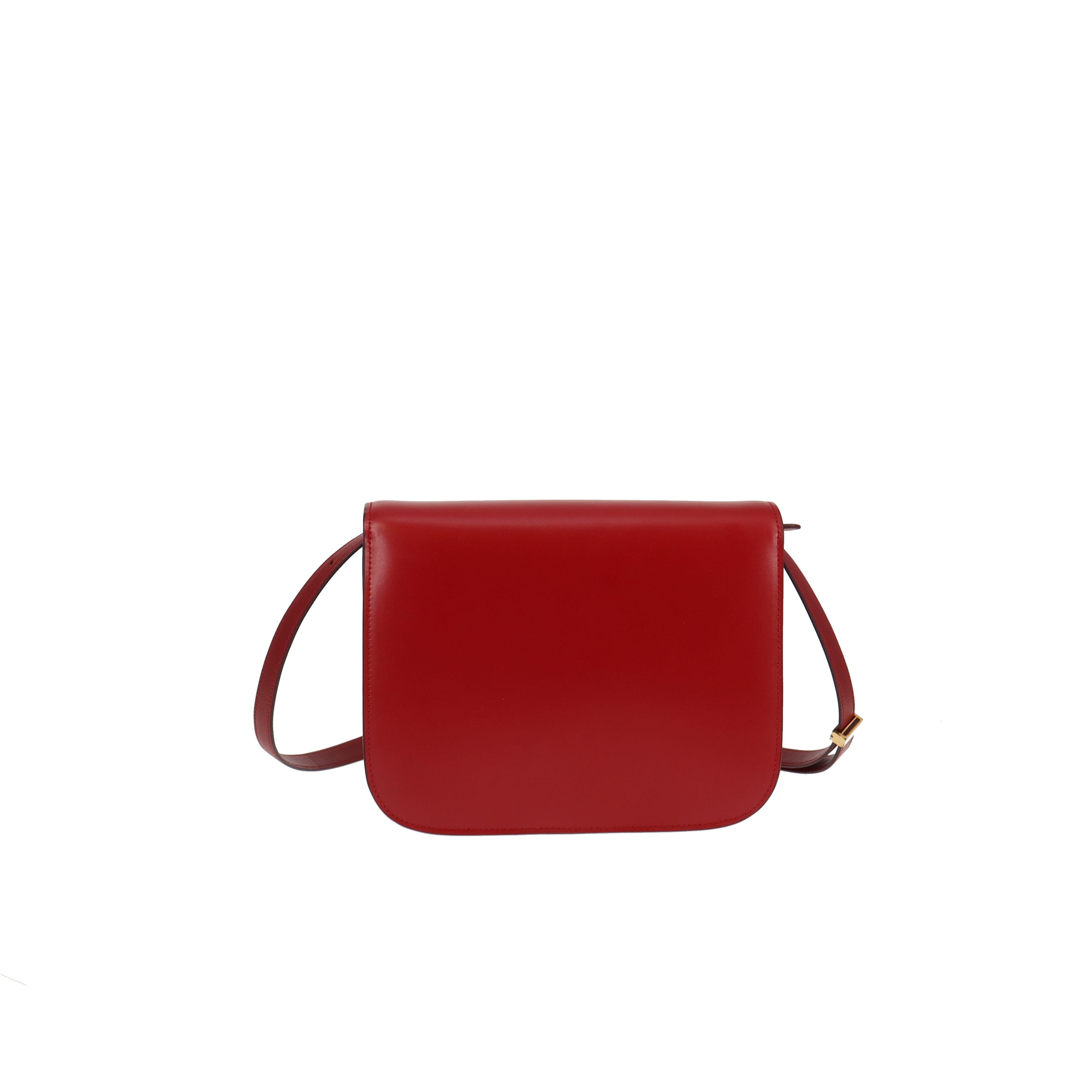 Celine Medium Classic Bag In Box Calfskin Red GH