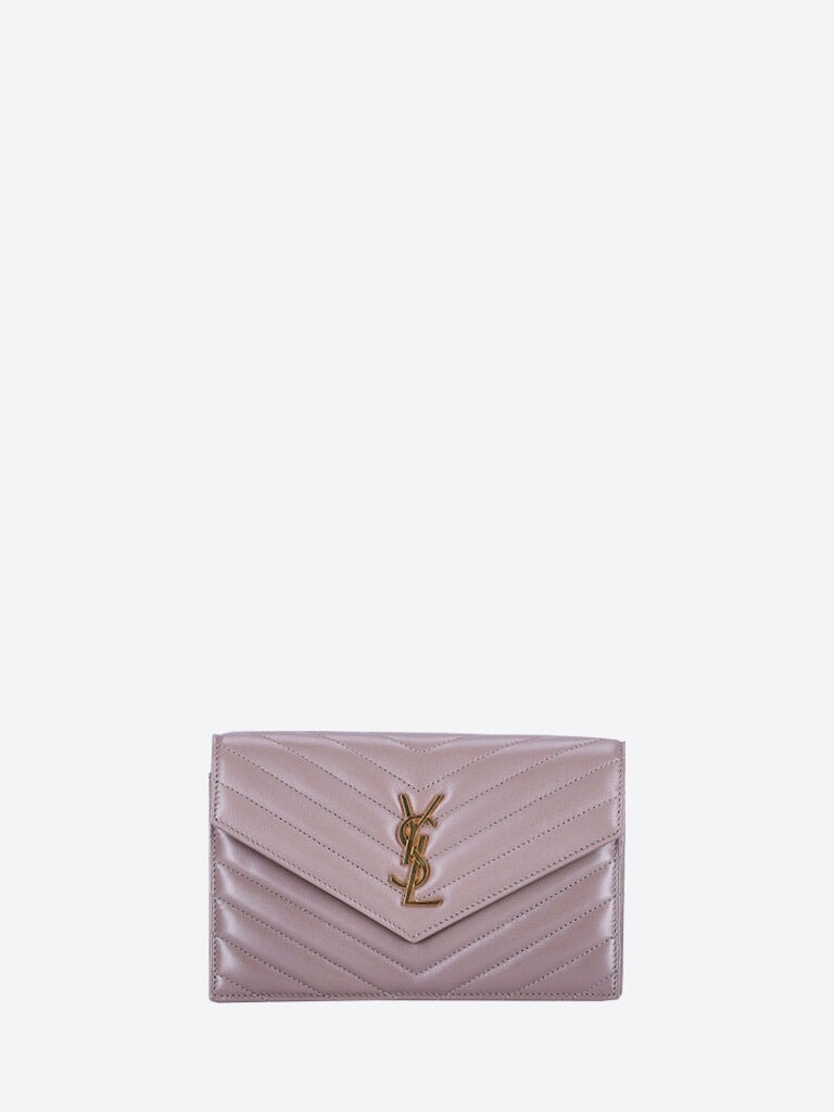 Saint Laurent Women Monogramme Nappa Chain Wallet