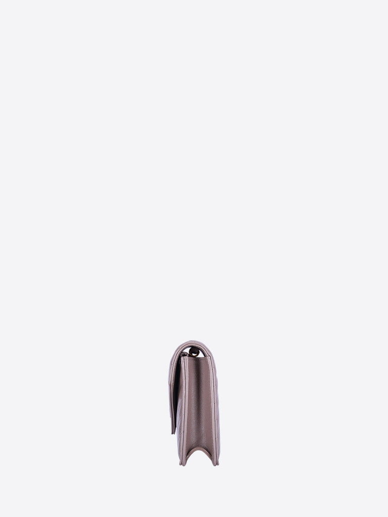 Saint Laurent Women Monogramme Nappa Chain Wallet