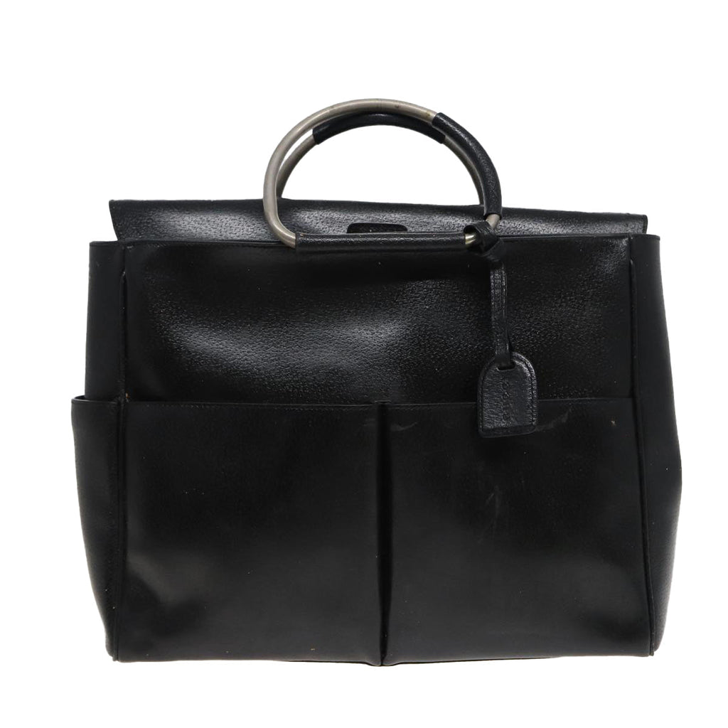 GUCCI Shoulder Bag Leather 3Set Black Brown mr141