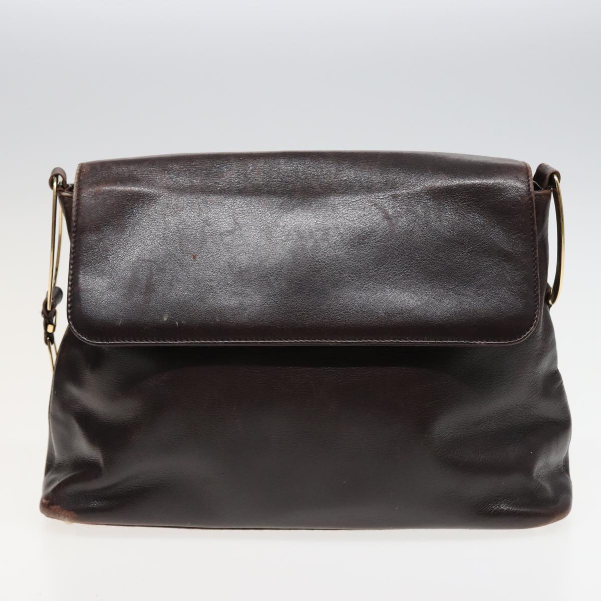 GUCCI Shoulder Bag Leather 3Set Black Brown mr141