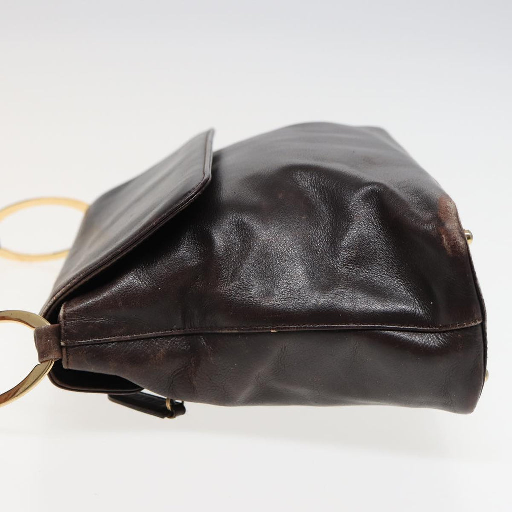 GUCCI Shoulder Bag Leather 3Set Black Brown mr141