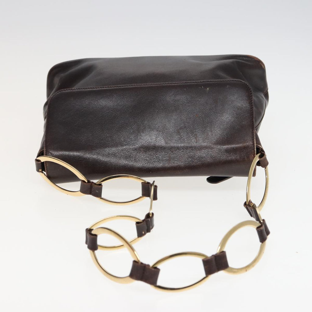 GUCCI Shoulder Bag Leather 3Set Black Brown mr141