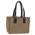 GUCCI GG Canvas Hand Bag Beige 113019 mr161