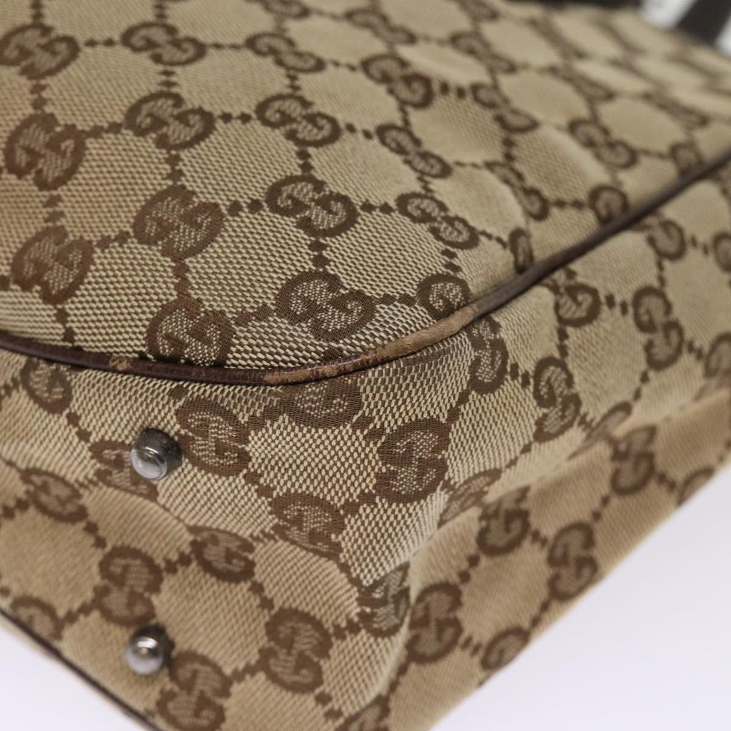GUCCI GG Canvas Hand Bag Beige 113019 mr161