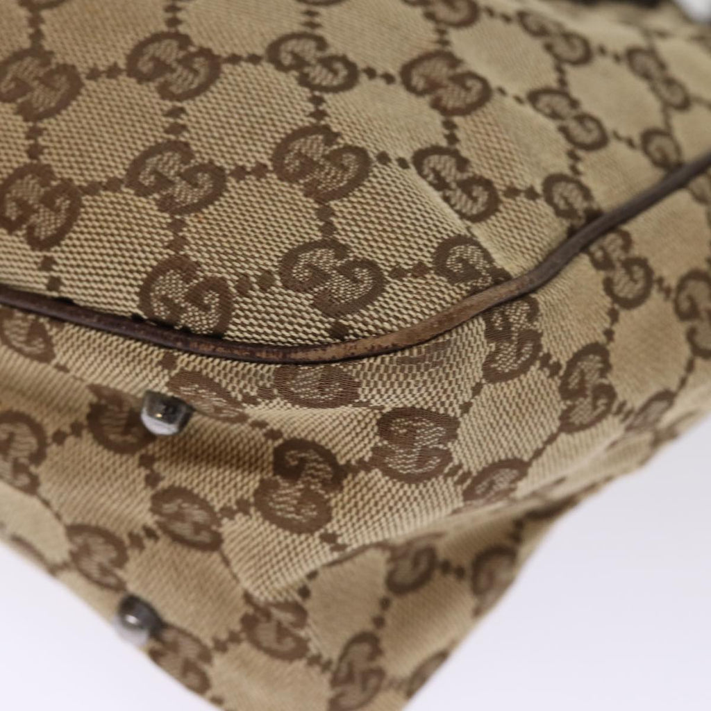 GUCCI GG Canvas Hand Bag Beige 113019 mr161