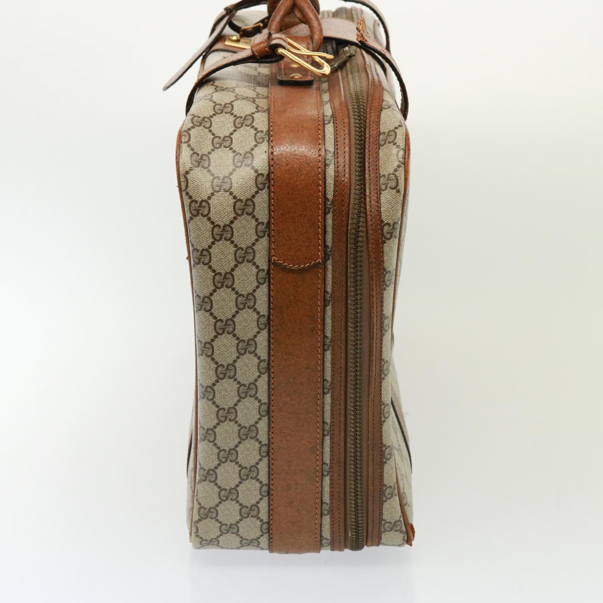 GUCCI GG Supreme Boston Bag PVC Beige mr177