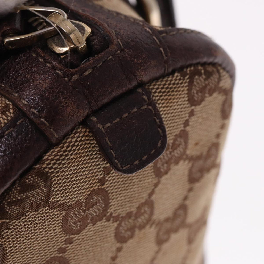 GUCCI GG Canvas Hand Bag Beige 130942 mr232