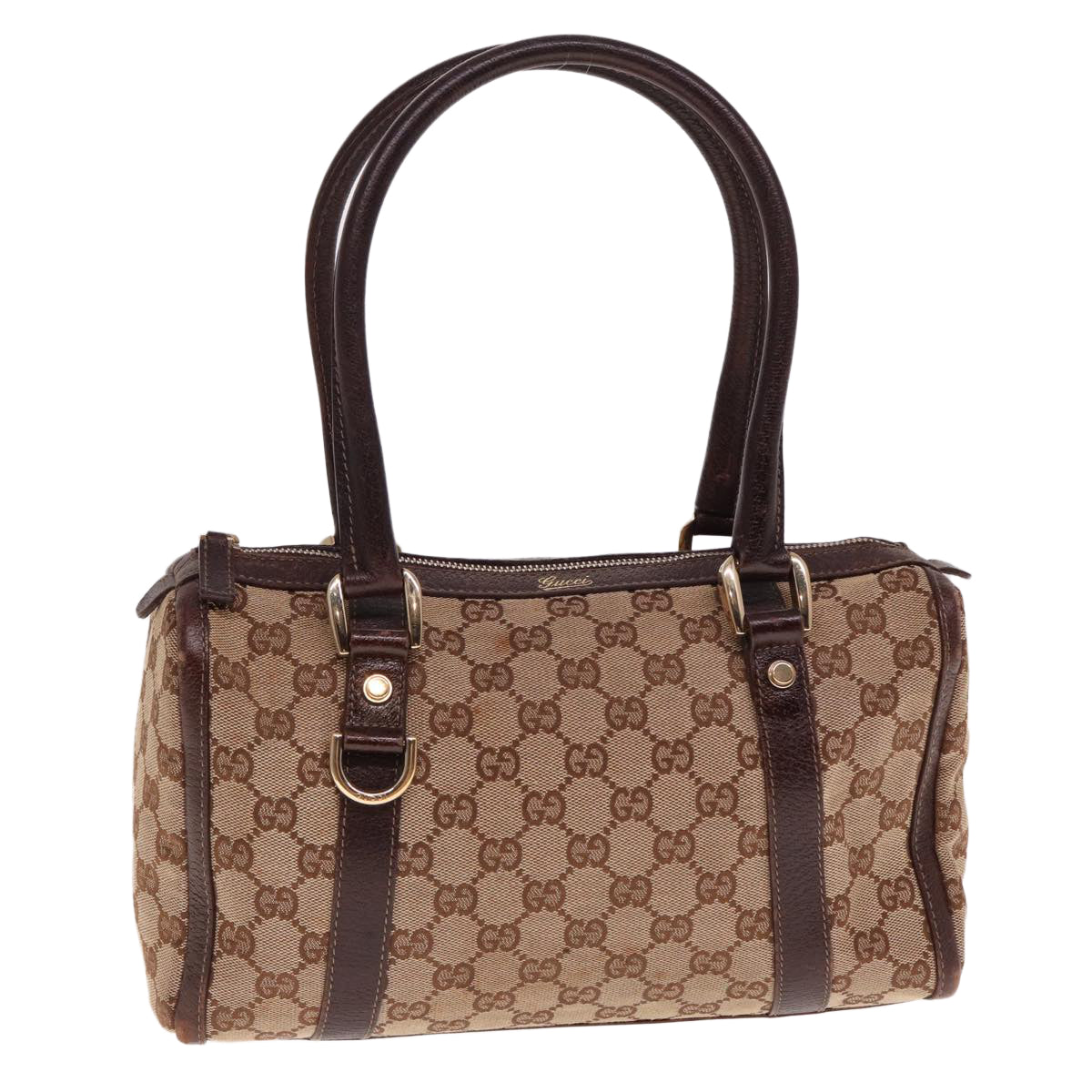 GUCCI GG Canvas Hand Bag Beige 130942 mr232