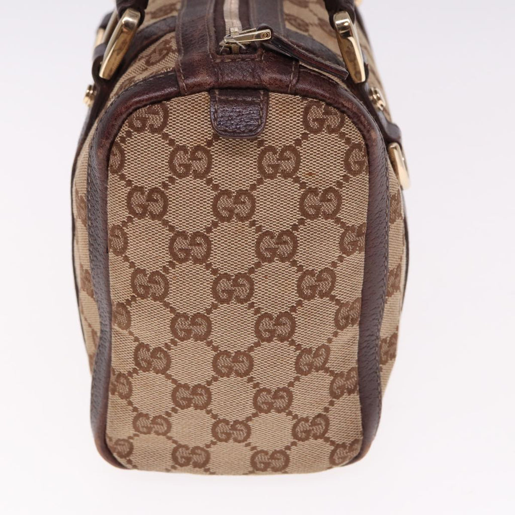 GUCCI GG Canvas Hand Bag Beige 130942 mr232