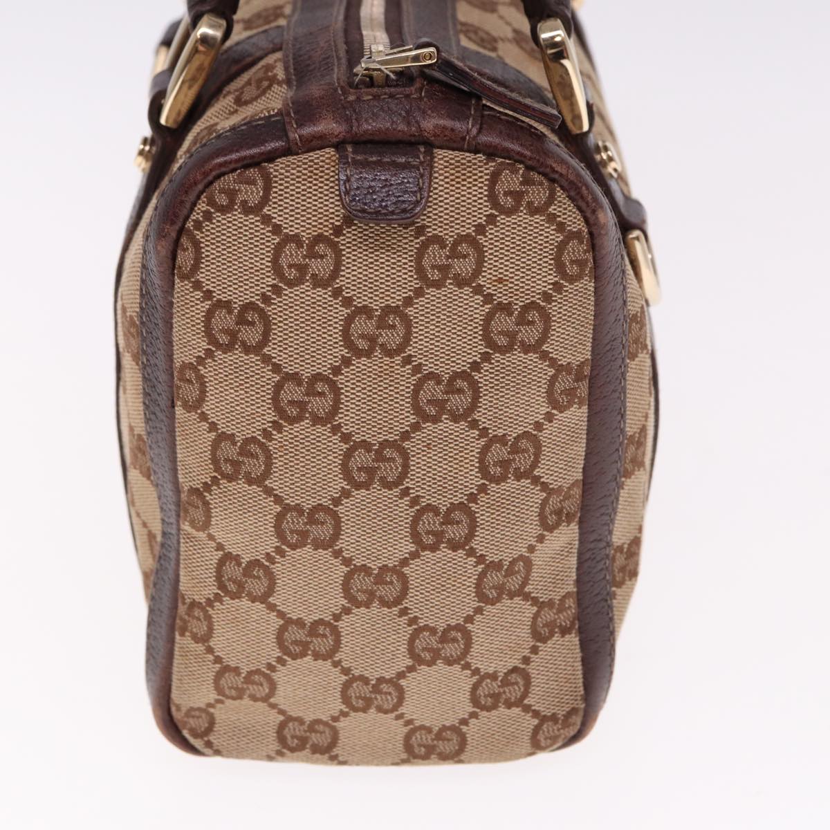 GUCCI GG Canvas Hand Bag Beige 130942 mr232