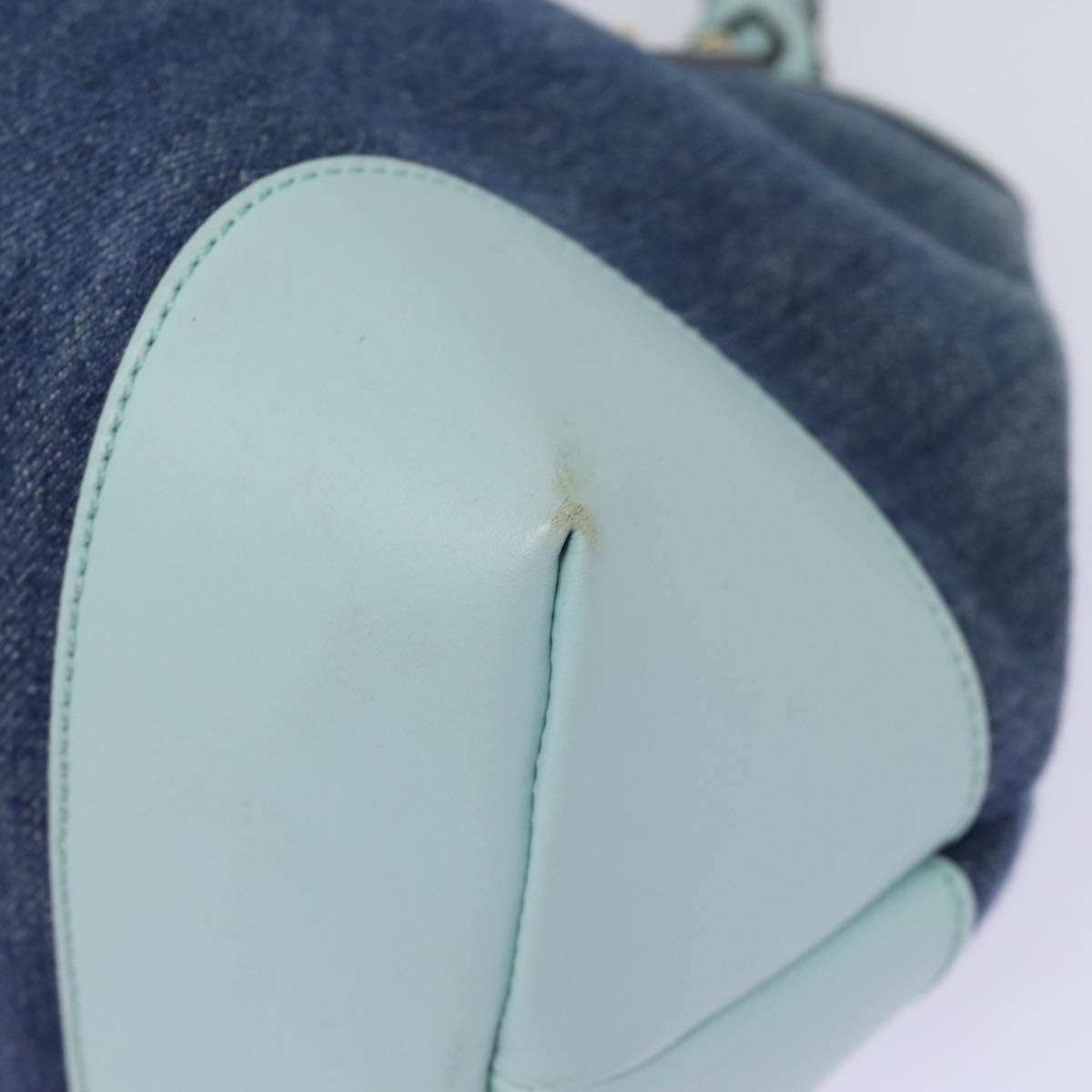 GUCCI Tote Bag Denim Navy 348715 mr243