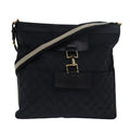 GUCCI Sherry Line GG Canvas Shoulder Bag Black White 001 4094 mr271