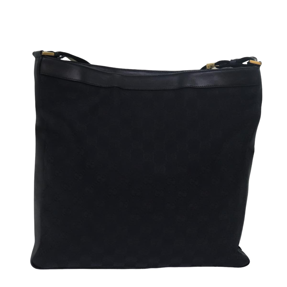 GUCCI Sherry Line GG Canvas Shoulder Bag Black White 001 4094 mr271